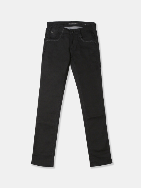 

Flying Machine Women Black Slim Fit Low Distress Jeans