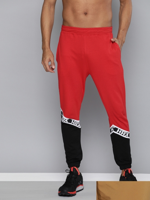 

HRX By Hrithik Roshan Men Pack of 2 Joggers And Track Pants, Brown
