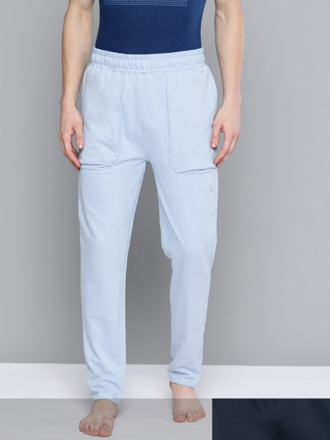 

HRX By Hrithik Roshan Men Pack Of 2 Yoga & Training Track Pants, Blue