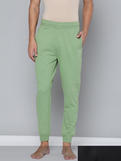

HRX By Hrithik Roshan Men Pack Of 2 Solid Joggers, Green