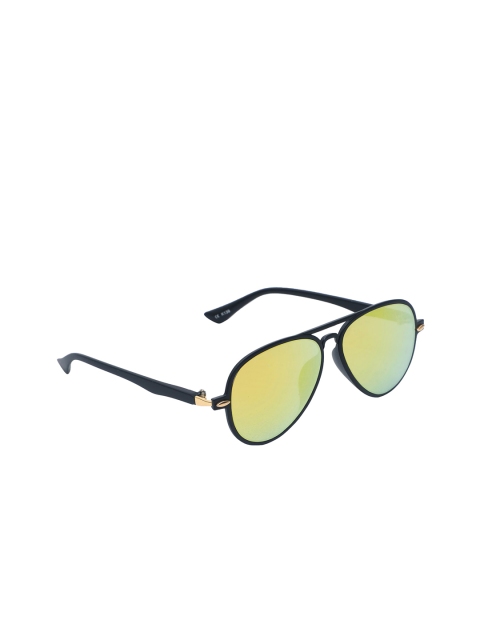 

Chhota Bheem Kids Green Lens Aviator Sunglasses Polarised UV Protected Lens K139_BLK, Black