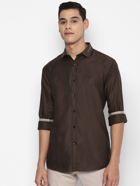 

Allen Solly Men Brown Slim Fit Casual Shirt