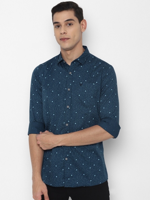 

Allen Solly Sport Men Navy Blue Printed Casual Shirt