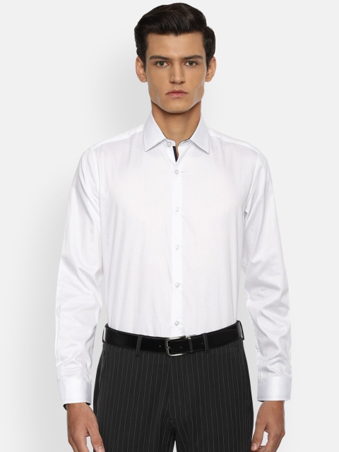 

Louis Philippe Men White Slim Fit Formal Shirt