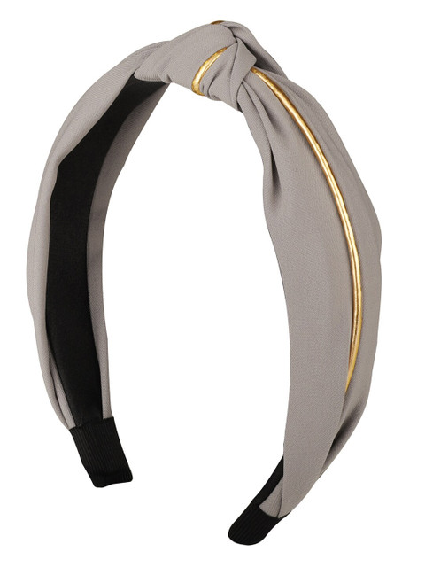 

Vembley Women Grey & Gold-Toned Hairband