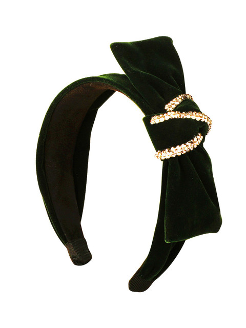 

Vembley Women Green & Gold-Toned Embellished Hairband