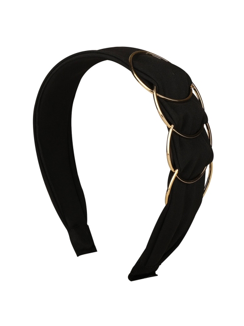 

Vembley Women Black & Gold Embellished Hairband