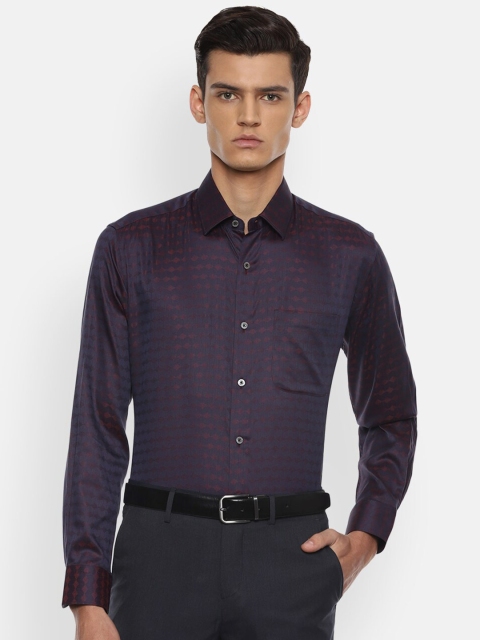 

Luxure by Louis Philippe Men Purple Formal Shirt