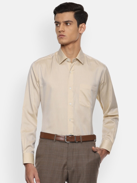 

Luxure by Louis Philippe Men Beige Casual Shirt