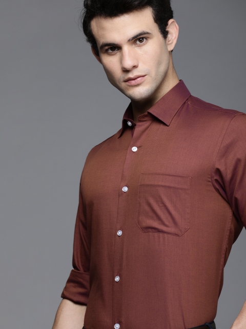 

Louis Philippe Men Maroon Slim Fit Formal Shirt