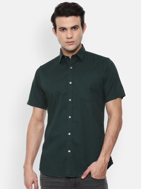 

Van Heusen Sport Men Green Slim Fit Casual Cotton Shirt