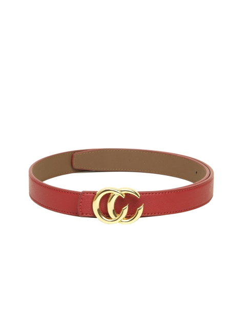 

Espana Women Red Textured Belt