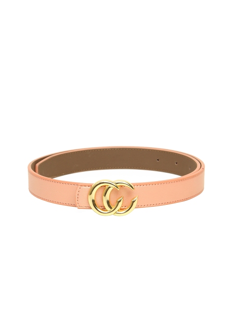 

Espana Women Peach-Coloured Textured Belt