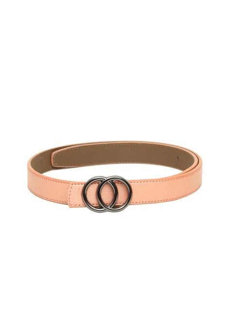 

Espana Woman Peach-Coloured Textured Belt