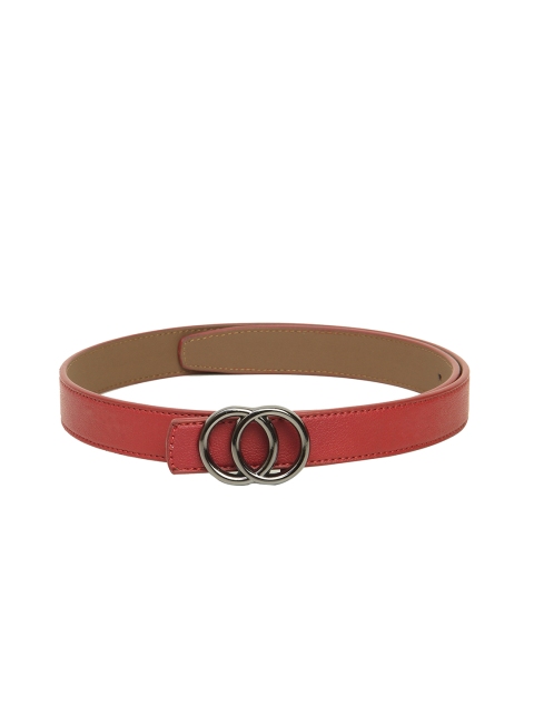 

Espana Women Red Textured Belt