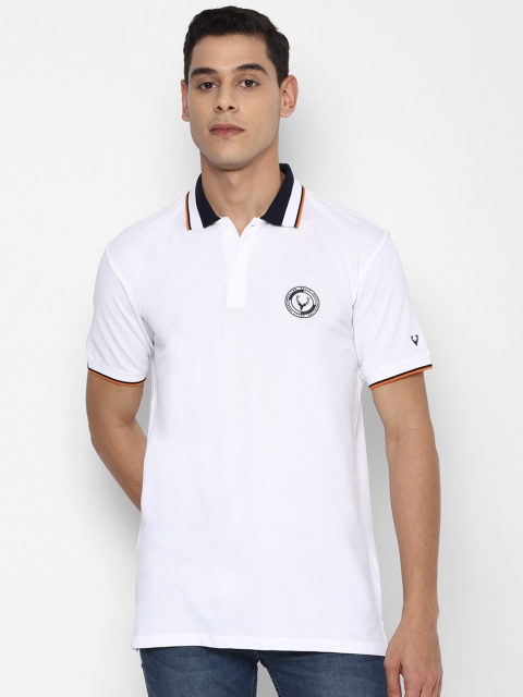 

Allen Solly Sport Men White Polo Collar T-shirt