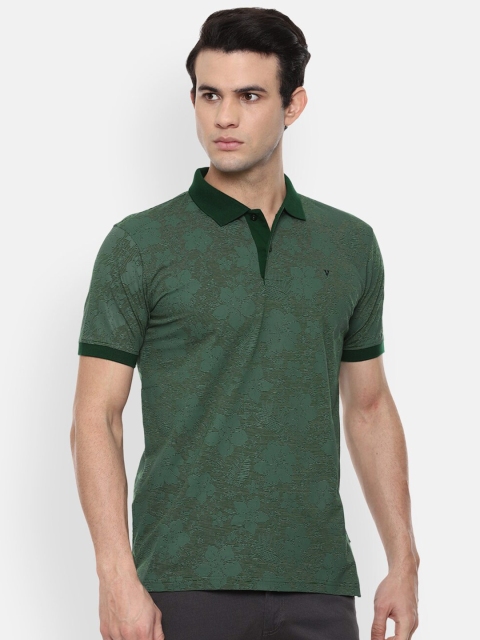 

Van Heusen Sport Men Green & duck green Polo Collar Pockets T-shirt