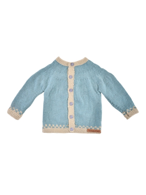 

The Original Knit Unisex Kids Blue & Beige Cardigan