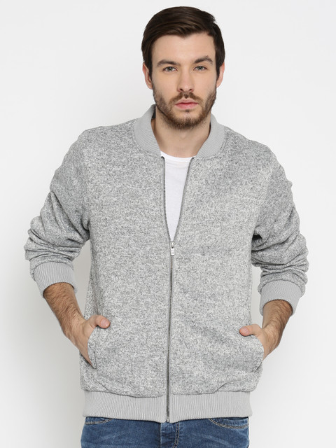 

Pepe Jeans Grey Melange Bomber Jacket
