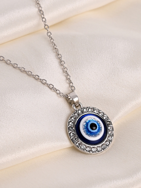 

Mikoto by FableStreet Blue & Silver-Plated Brass Chain