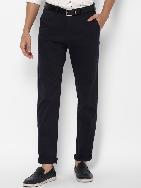 

Allen Solly Men Navy Blue Trousers