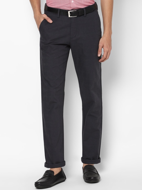

Allen Solly Men Grey Casual Trousers