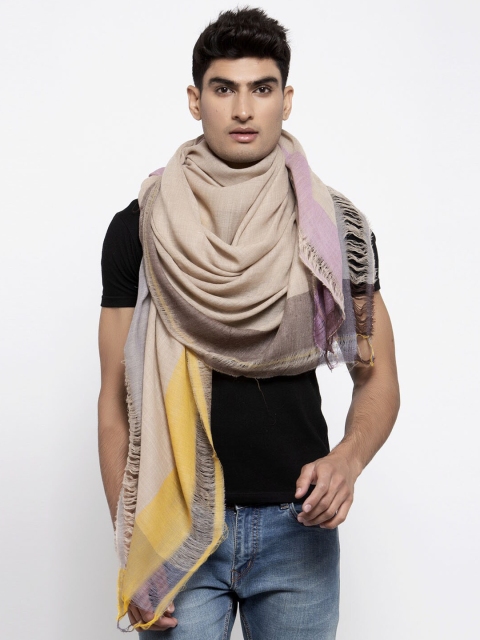 

Calvadoss Men Beige Stole