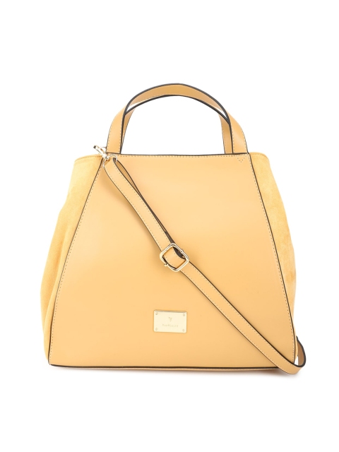 

Van Heusen Woman Women Yellow PU Structured Handheld Bag