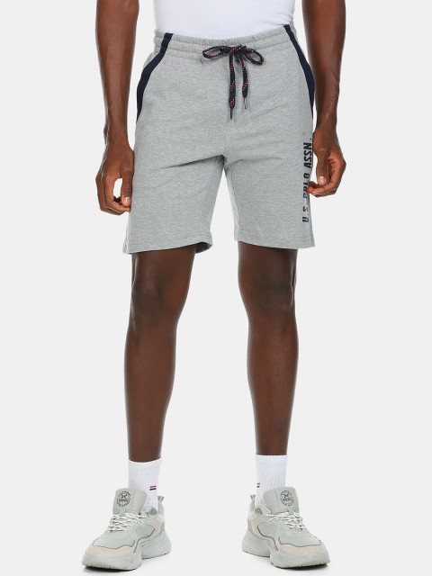 

U S Polo Assn Men Grey Shorts