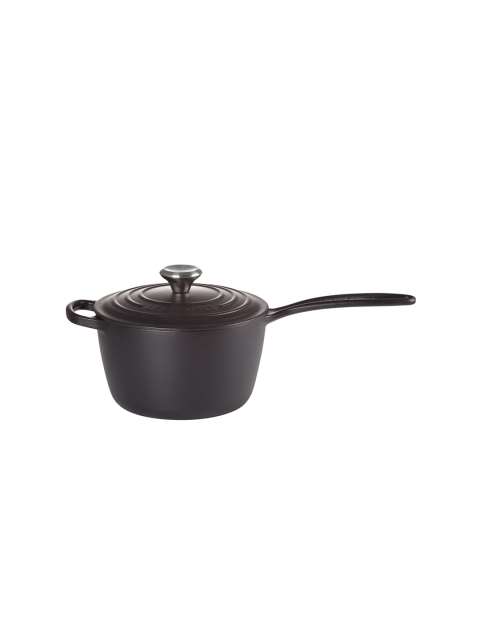 

LE CREUSET Black Solid Evo Saucepan