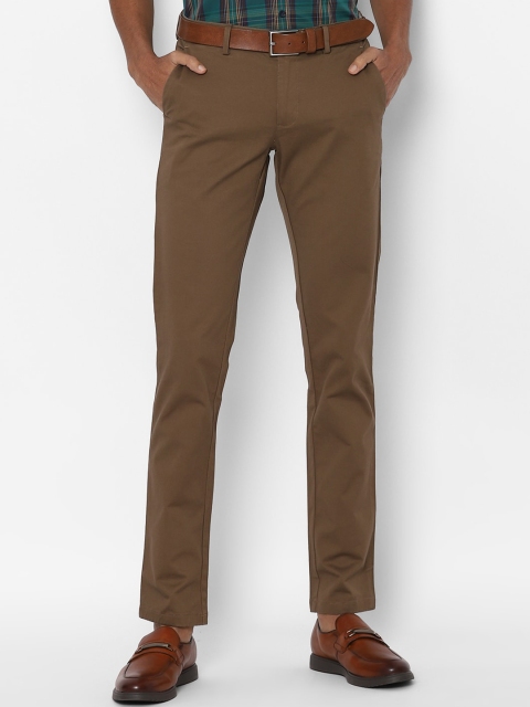 

Allen Solly Men Brown Slim Fit Trousers