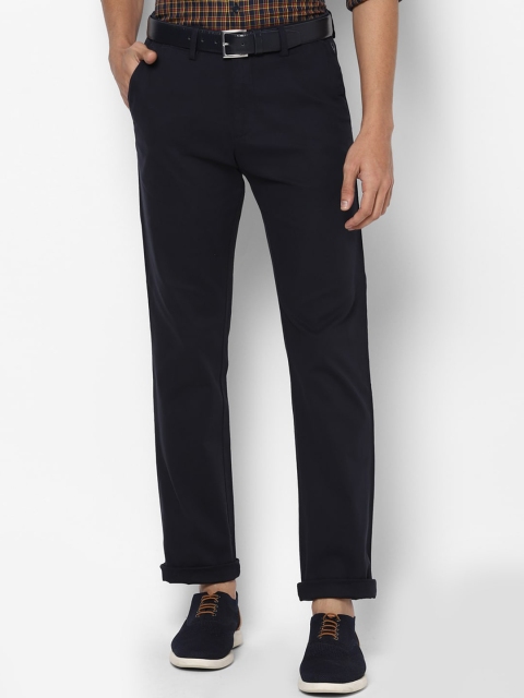 

Allen Solly Men Navy Blue Trousers