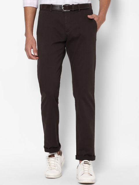 

Allen Solly Men Brown Slim Fit Trousers