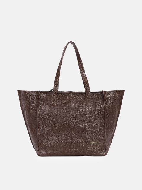 

Bagsy Malone Brown Textured Shopper Tote Bag