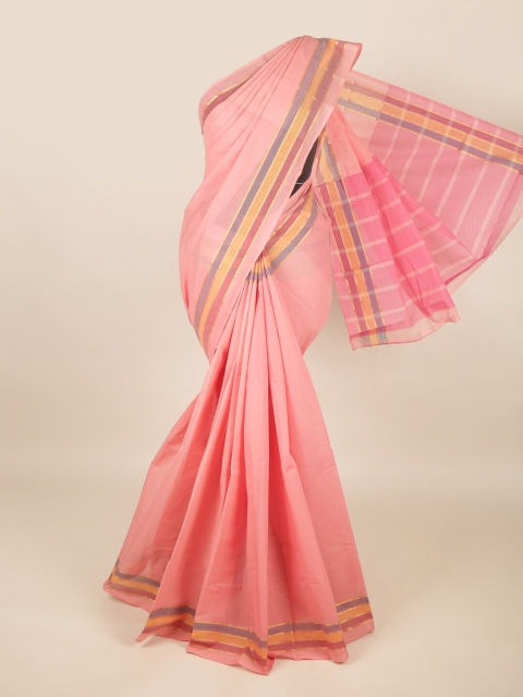 

Pothys Pink & Orange Pure Cotton Saree