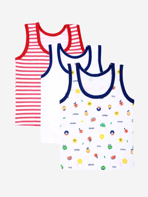 

YK Boys Pack Of 3 Assorted Innerwear Vests