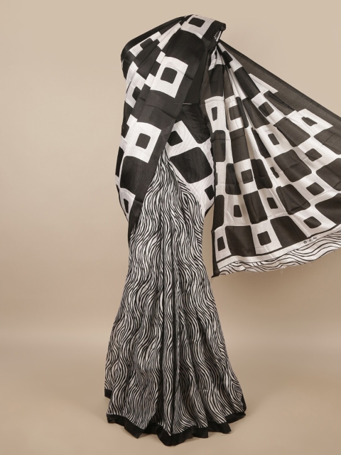 

Pothys White & Black Saree