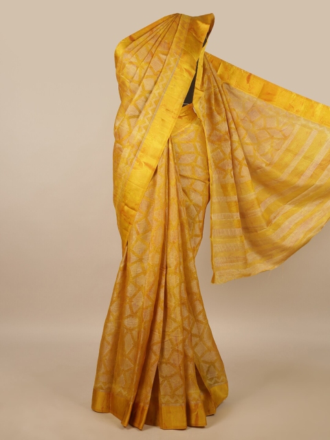 

Pothys Mustard Saree