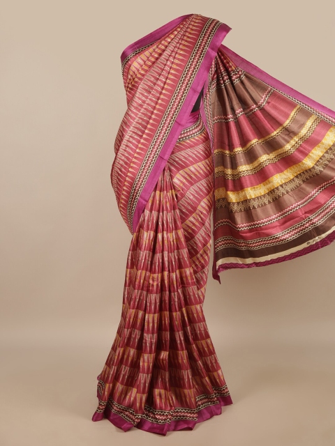 

Pothys Pink & Cream-Coloured Saree