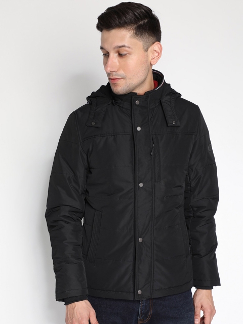 

LURE URBAN Men Black Padded Jacket
