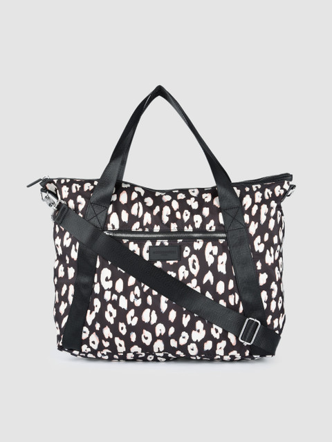 

Accessorize White & Black Animal Printed Oversized Sienna Sports Tote Bag