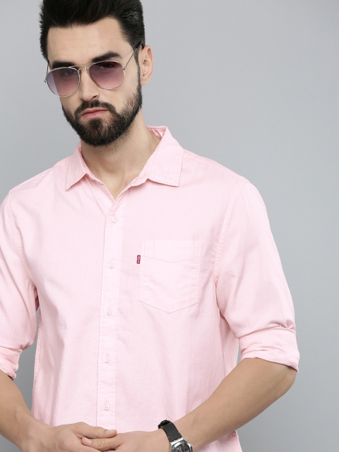 

Levis Men Pink Slim Fit Casual Shirt