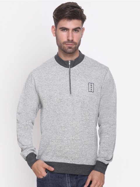 

Obaan Men Grey Sweatshirt