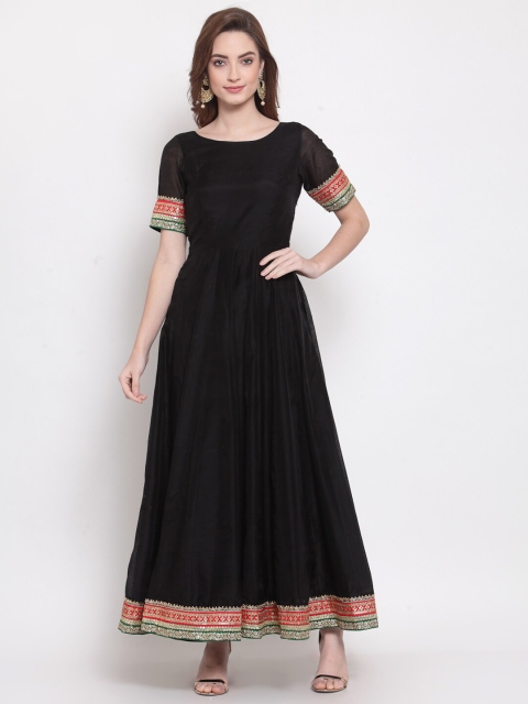 

Desi Weavess Woman Black Maxi Dress