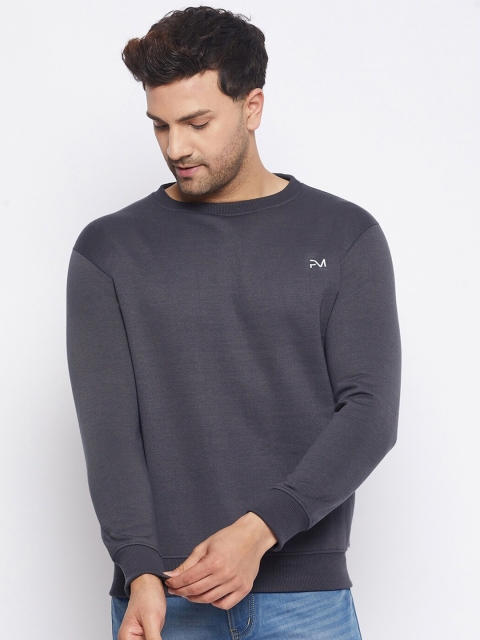 

PRINCINN MEYER Men Grey Sweatshirt