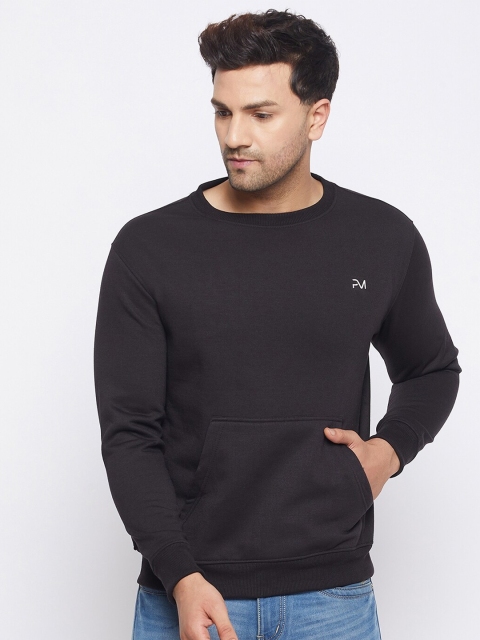 

PRINCINN MEYER Men Black Sweatshirt