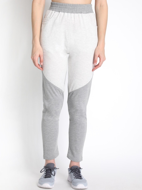 

Chkokko Women Grey Colourblocked Track Pants