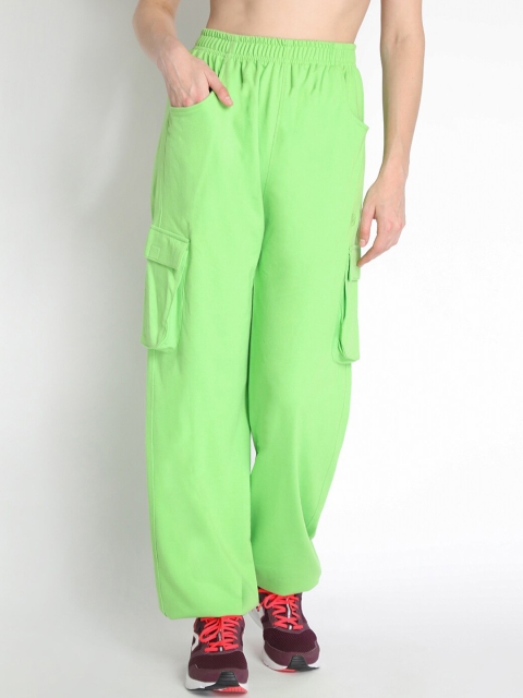 

Chkokko Women Green Solid Joggers