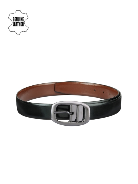 

Teakwood Leathers Men Black & Brown Reversible Genuine Leather Belt