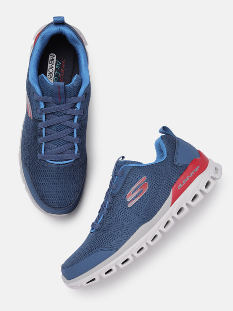 

Skechers Men Navy Blue GLIDE-STEP Sneakers